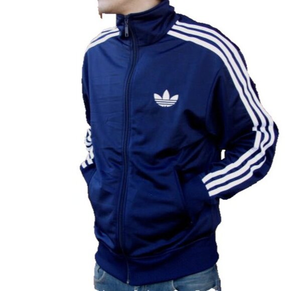 Adidas Adi Firebird Tracktop Men's Indigo White Track Jacket - Picture 3 of 4